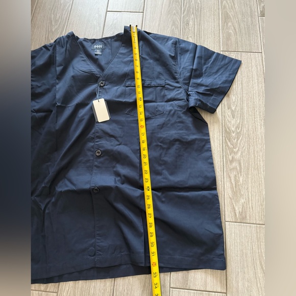 Harbor Bay|Men's Navy button up shirt & shorts matching set,NWT in size 2X••• - Picture 10 of 13